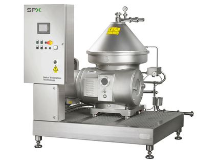 Industrial milk separators