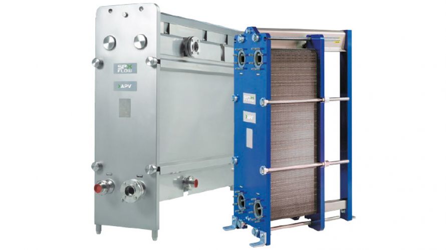 Plate milk heat exchanger