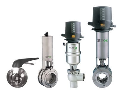 Valves for the food industry