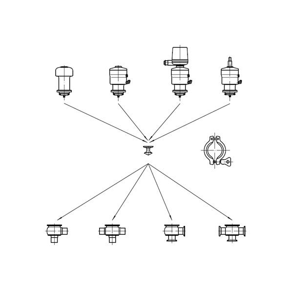 Valve versions in flow