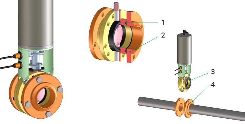 Pneumatic actuator connection