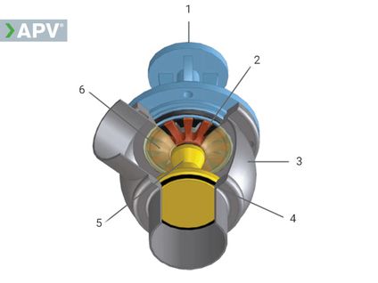 Diaphragm in open position