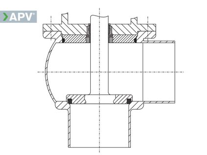 Schematic diagram of a by-pass valve